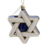 Star Of David - One Ornament 3.75 Inch, Glass - Hanukkah Jewish 089811 (45233)