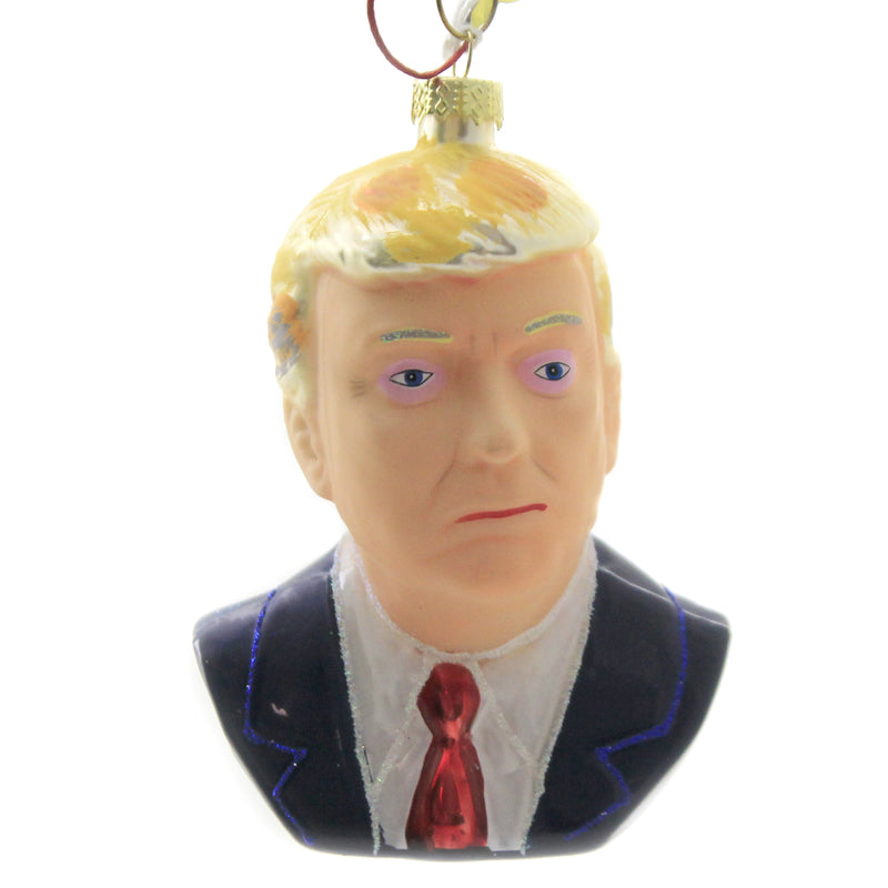 Cody Foster Donald Trump - 1 Ornament 4.5 Inch, Glass - Ornament President Great Again Go6016 (45395)
