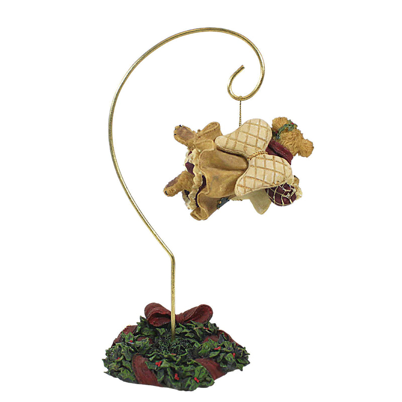 Boyds Bears Resin Joy To The World Ornament & Stand - - SBKGifts.com