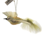 Inge Glas Yellow Winged Bird Bird Ornament 10005S020 (45586)
