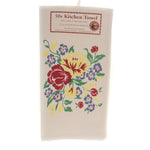 Country Garden Flour Sack - 1 Towel 24 Inch, Cotton - 100% Cotton Floral Flower Retro Vl100 (45609)