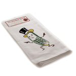 Red And White Kitchen Mr Pickle Flour Sack Towel - - SBKGifts.com
