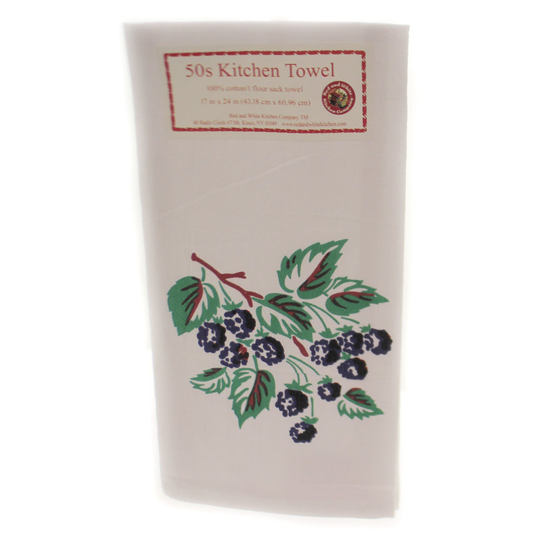 (45613) Blackberries Flour Sack Towel