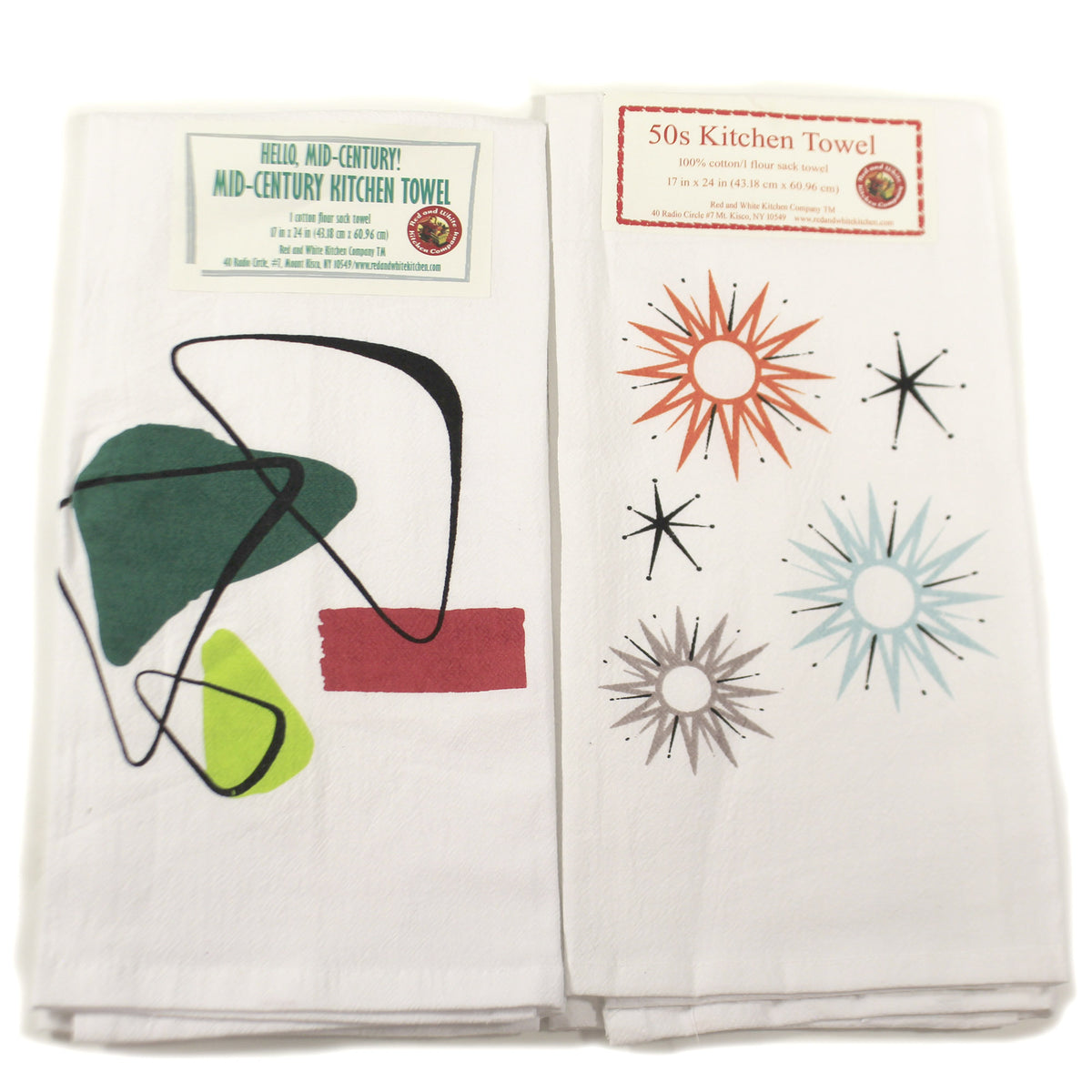 (Sec45619) Seconds Mid Century Modern #1 Towel Set