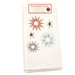 Decorative Towel Mid Century Starburst Set / 2 - - SBKGifts.com