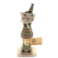 (45673) Lexi Grenzer Tabitha The Elf, 8.00 Inch, Christmas Tinsel 72108