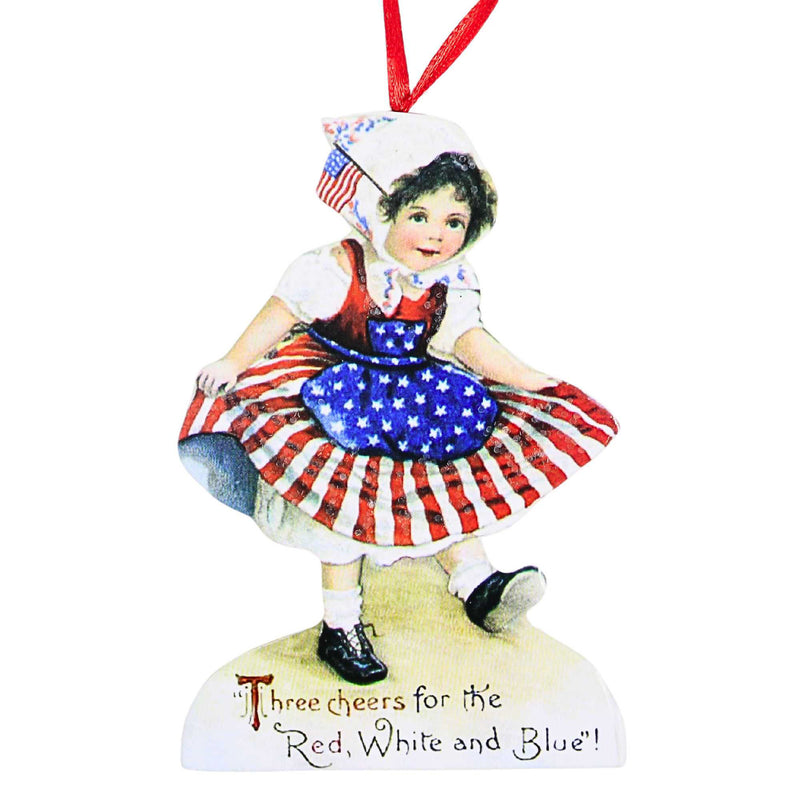 Bethany Lowe Americana Die Cut Ornaments S/6 - - SBKGifts.com
