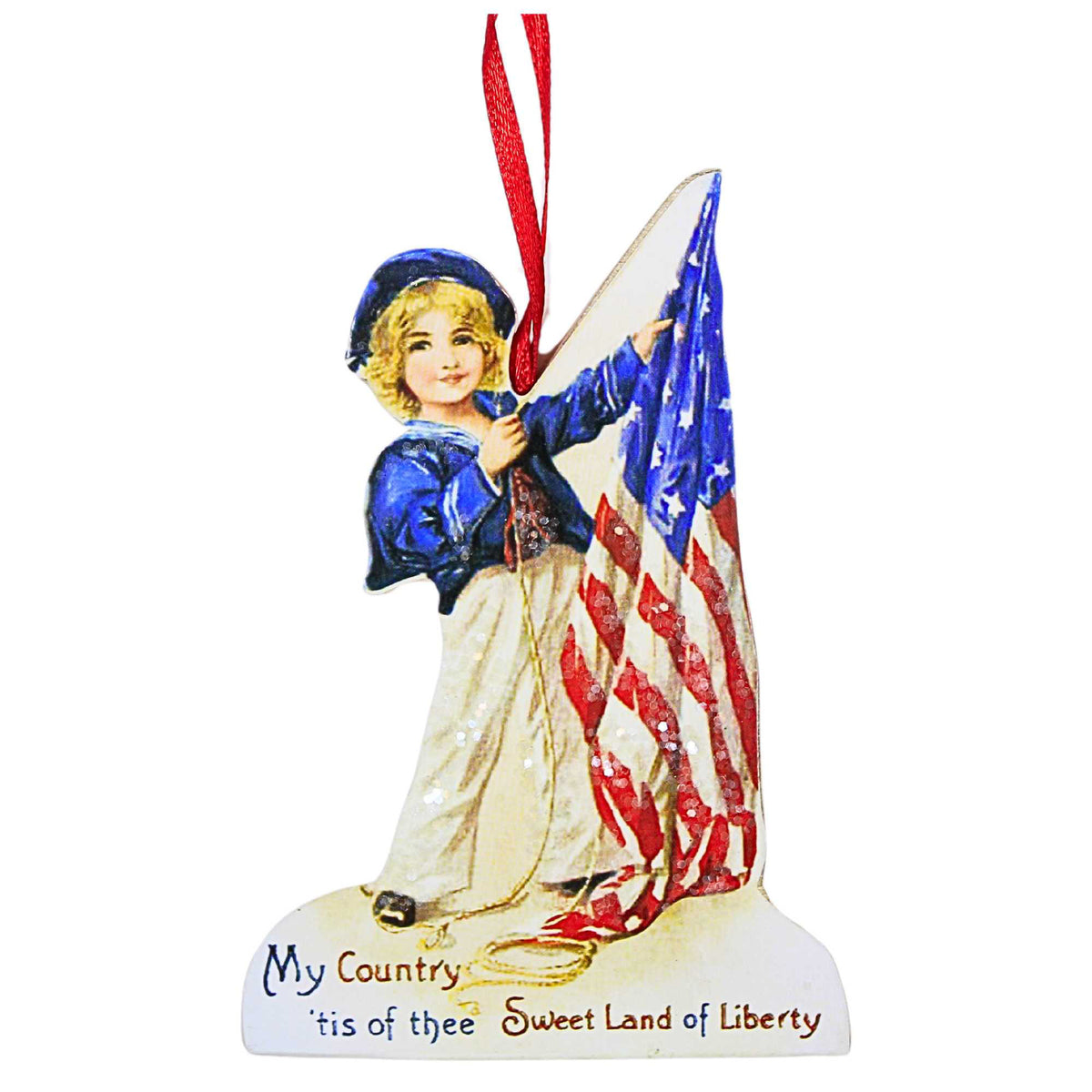 Bethany Lowe Americana Die Cut Ornaments S/6 - - SBKGifts.com