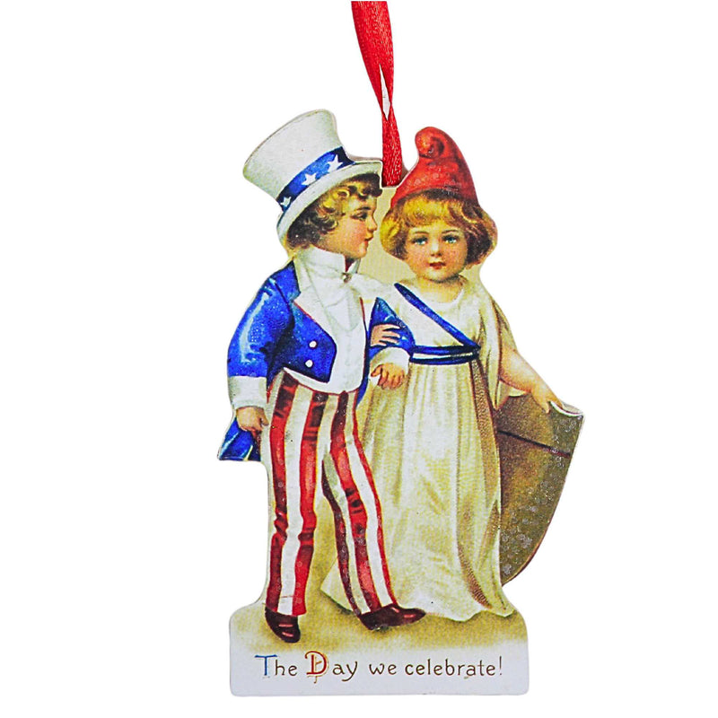 Bethany Lowe Americana Die Cut Ornaments S/6 - - SBKGifts.com