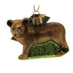 Lion Cub - One Ornament 2 Inch, Glass - Ornament Playful Cat 12581 (45739)