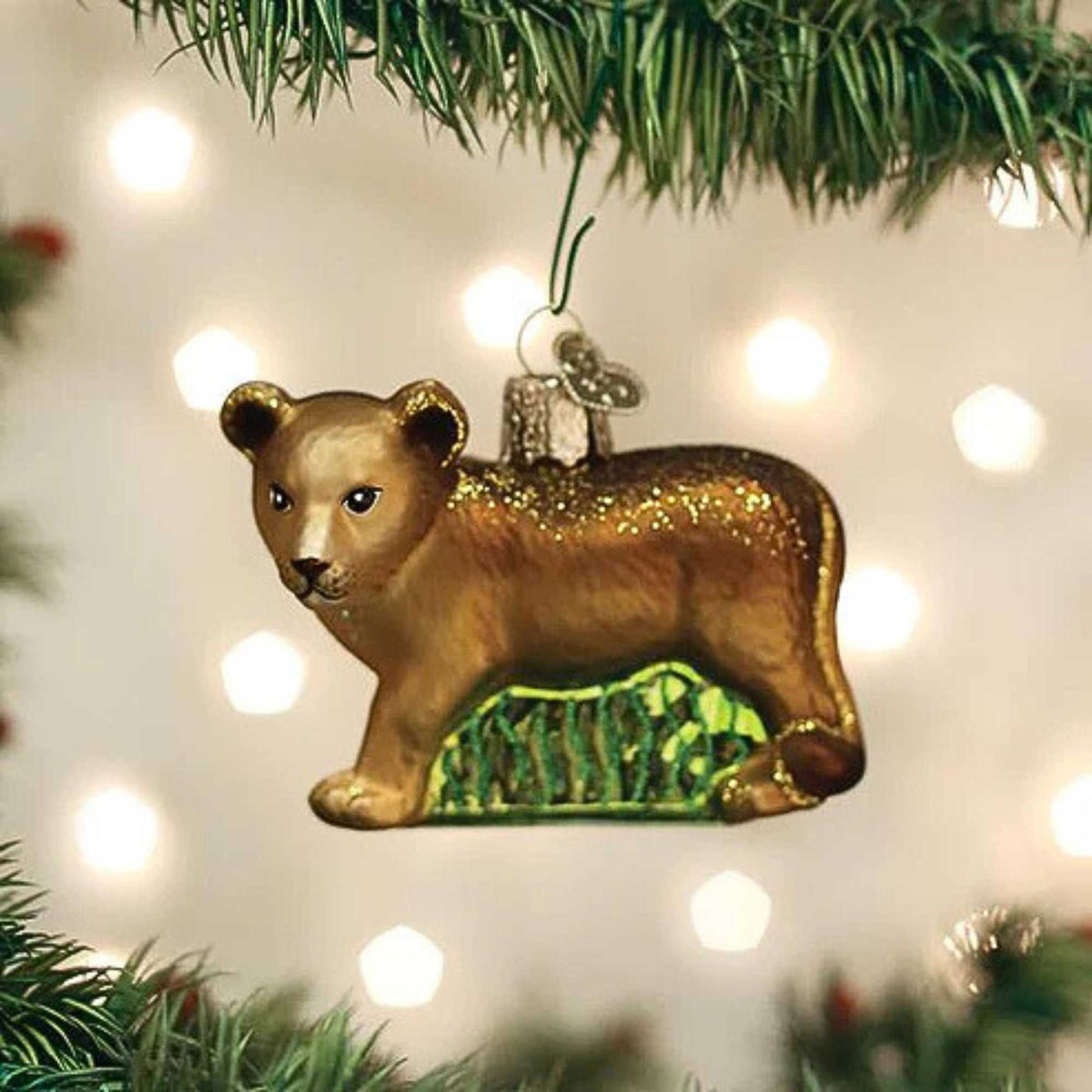 Old World Christmas Lion Cub - - SBKGifts.com