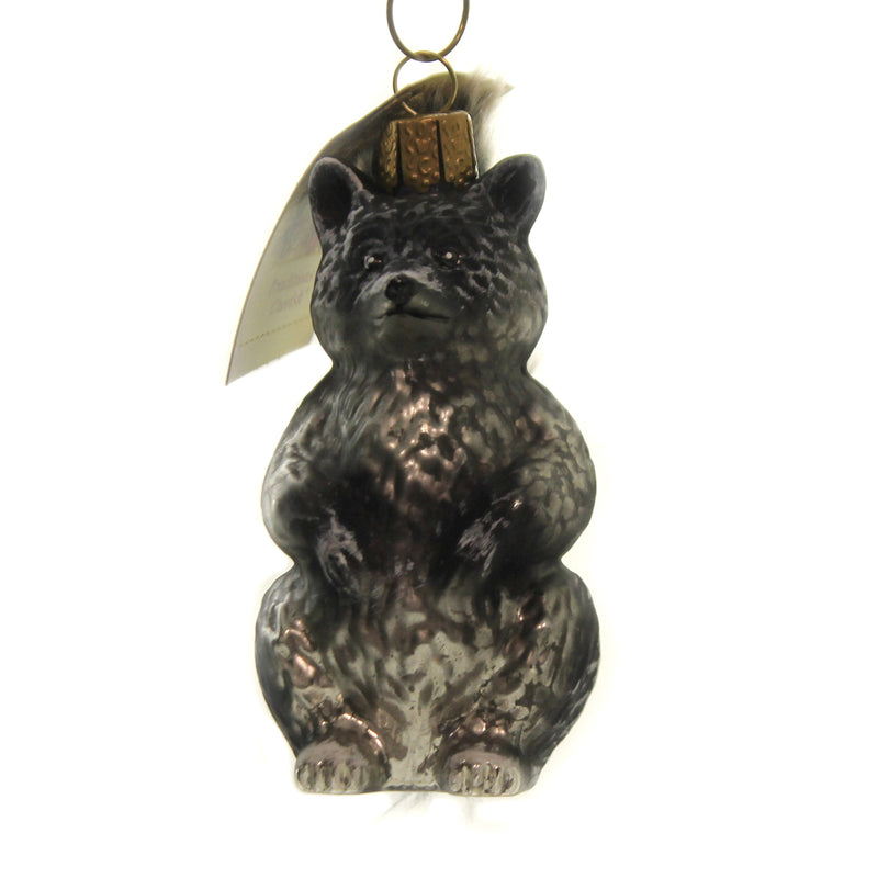Vintage Raccoon. - One Ornament 3.5 Inch, Glass - Ornament Woodland 51018 (45746)