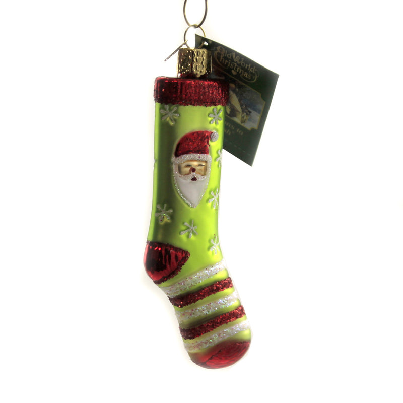 Old World Christmas Christmas Sock - - SBKGifts.com