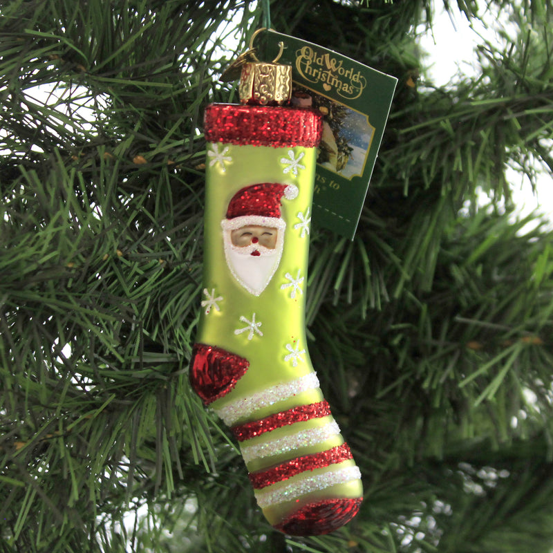 Old World Christmas Christmas Sock - - SBKGifts.com