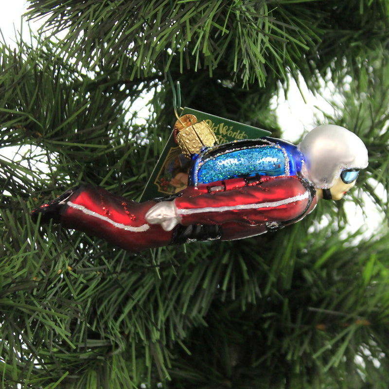 Old World Christmas Skydiver - - SBKGifts.com