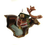 Reindeer - One Ornament 4 Inch, Glass - Ornament Magical 12573. (45768)