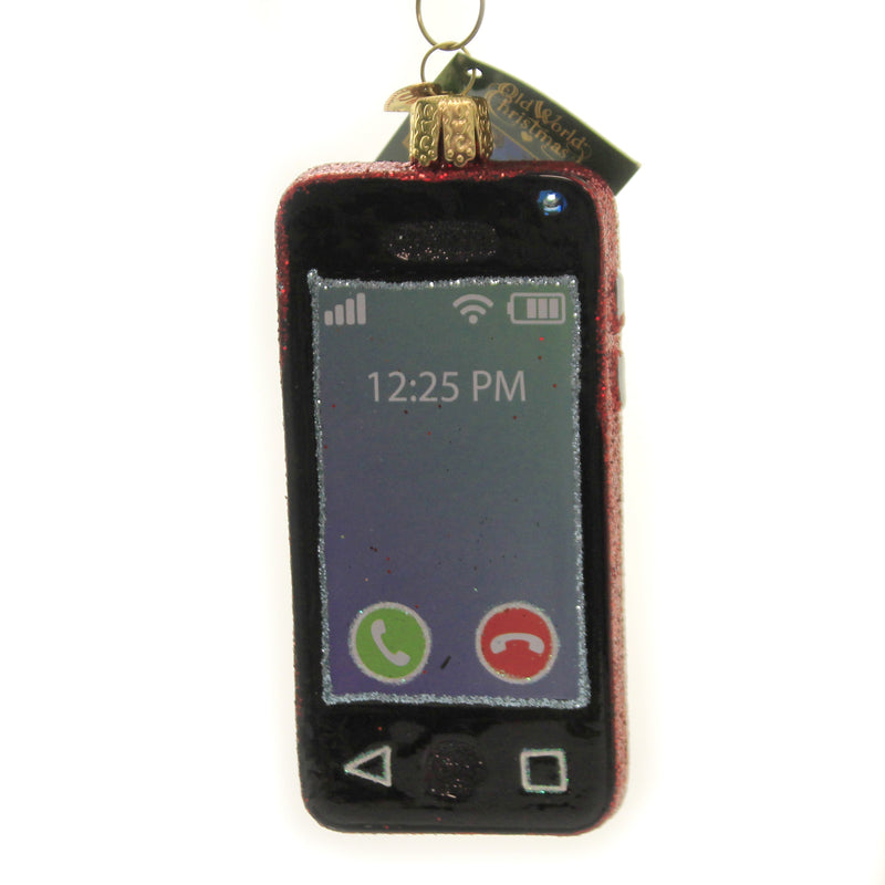 Old World Christmas Smartphone Ornament Technology 32421 (45770)