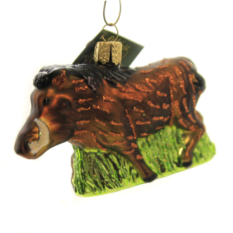 Old World Christmas Warthog Ornament Pig 12574 (45771)