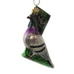 Pigeon - One Ornament 4 Inch, Glass - Ornament Navigate Skill 16134. (45772)