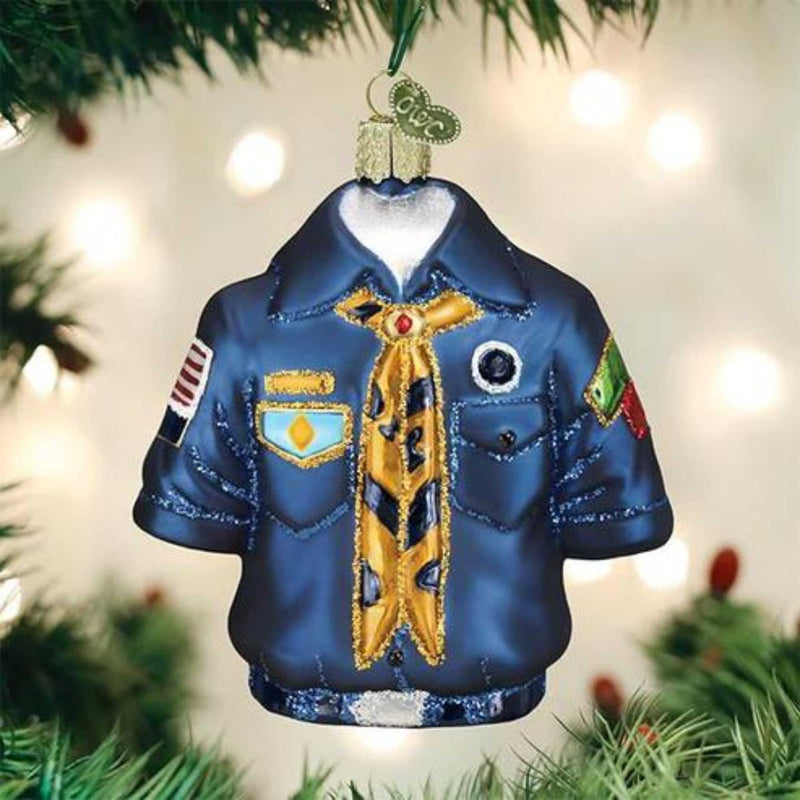 Old World Christmas Scout Uniform - - SBKGifts.com