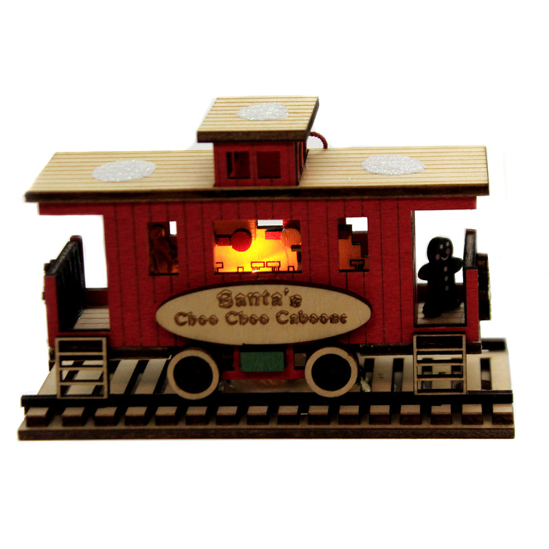 Ginger Cottages Santa's Choo Choo Caboose - - SBKGifts.com