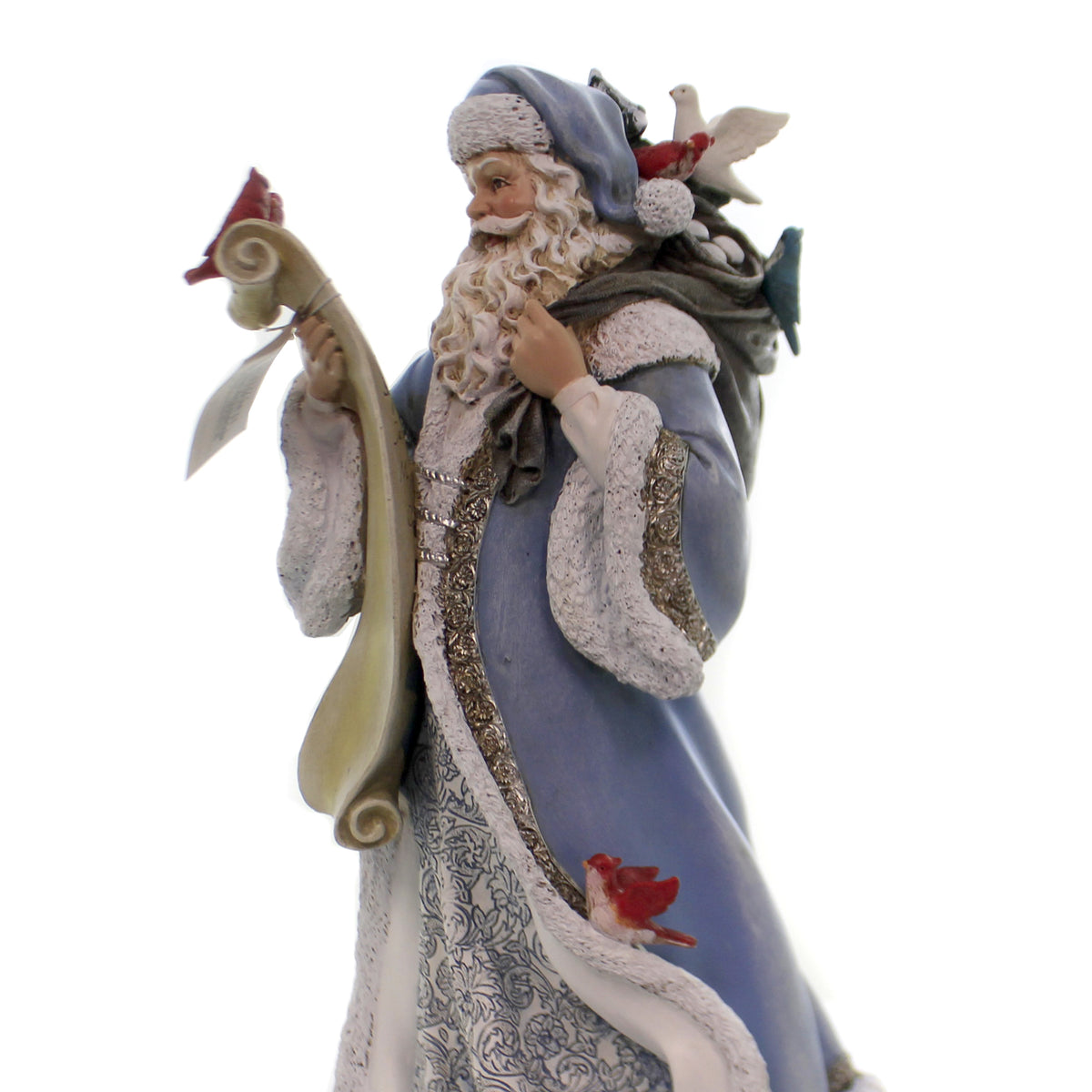 Christmas Santa With Feathered Friends - - SBKGifts.com