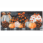 Home & Garden Elegant Pattern Pumpkins Mat Rubber Sassafras Halloween 431572 (45864)