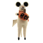 Boo The Mouse - 1 Figurine 8 Inch, Wool - Halloween Mice Fall Ghost Flt Lm8166 (45910)