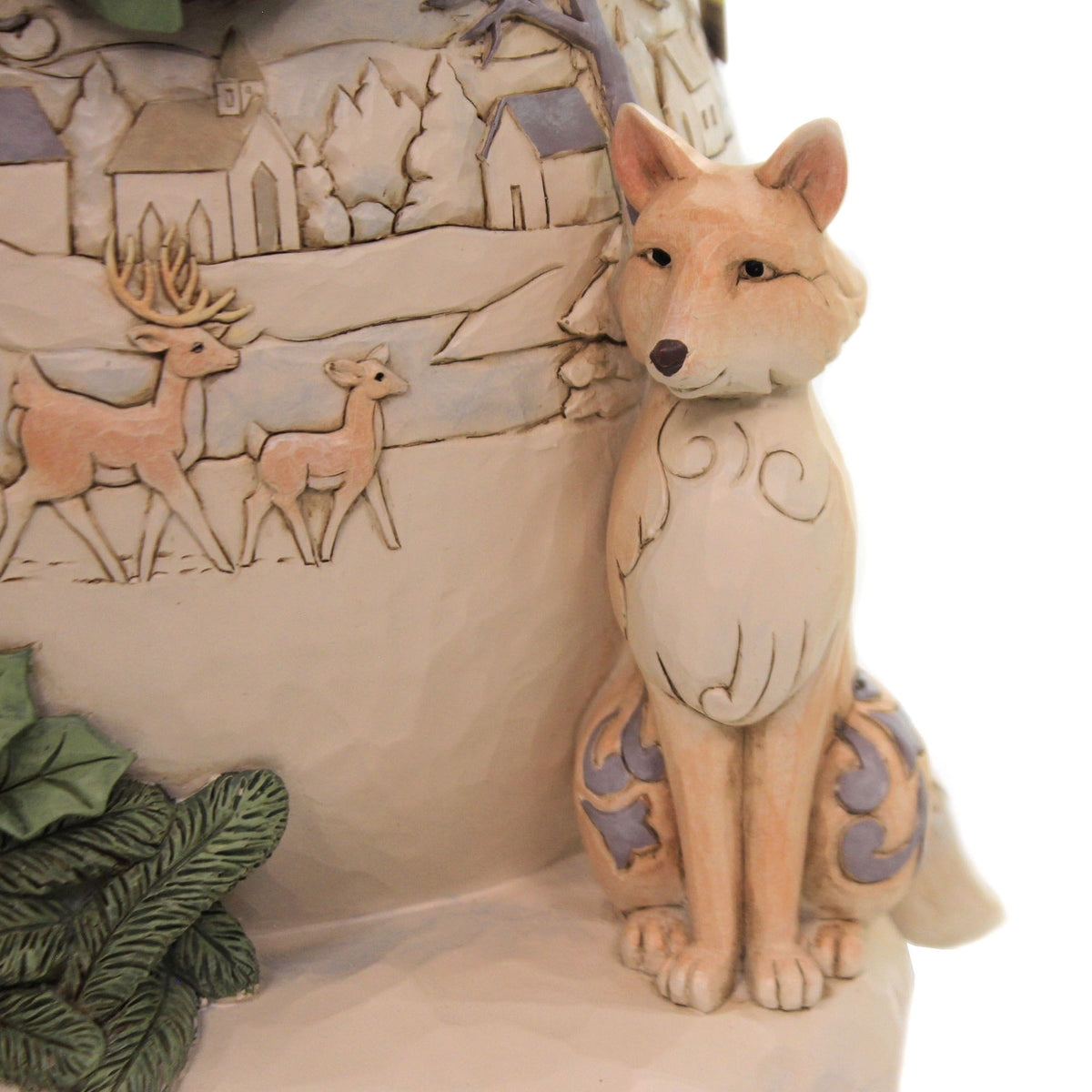 Jim Shore White Woodland Snowman Statue - - SBKGifts.com