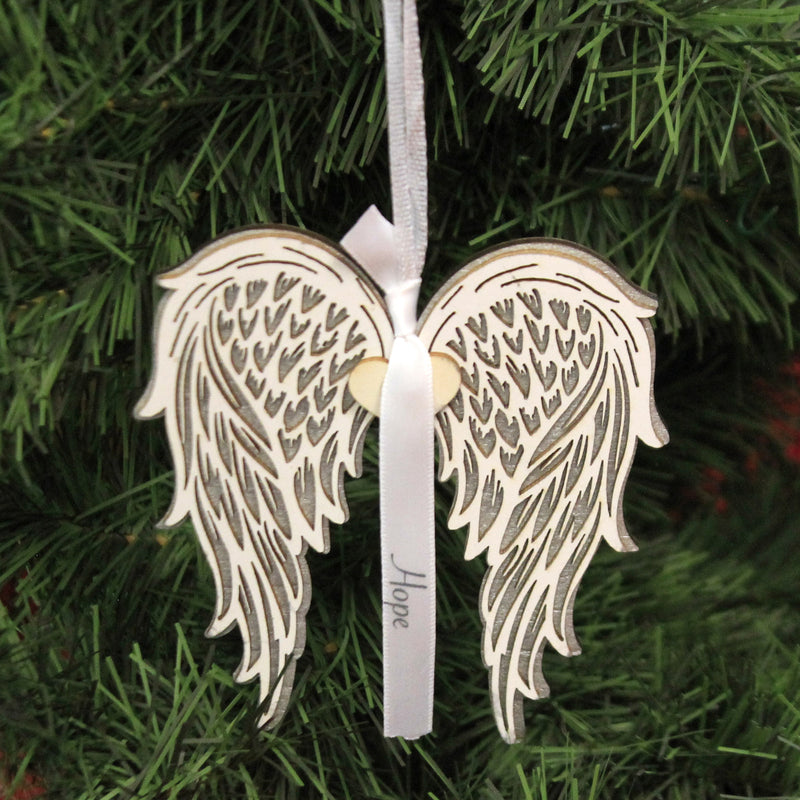 Holiday Ornament Hope Wing - - SBKGifts.com