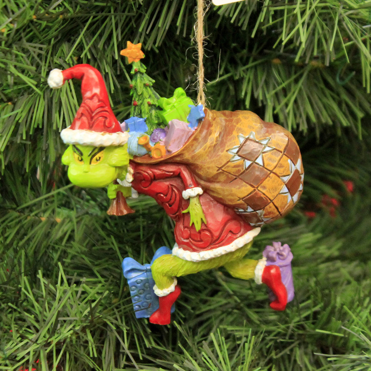 Jim Shore Grinch Tiptoeing - - SBKGifts.com