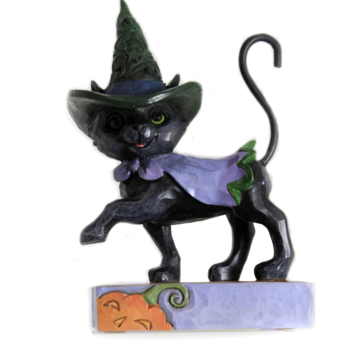 Jim Shore Walking Black Cat Witch Hat - - SBKGifts.com