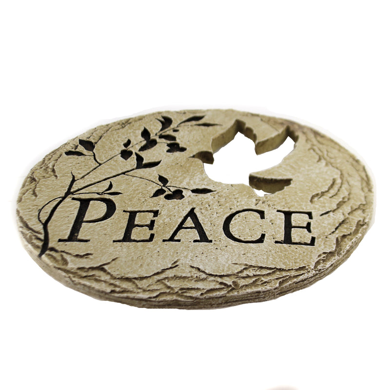 Home & Garden Peace With Dove Stepping Stone - - SBKGifts.com