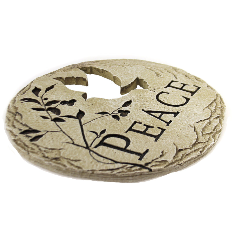Home & Garden Peace With Dove Stepping Stone - - SBKGifts.com