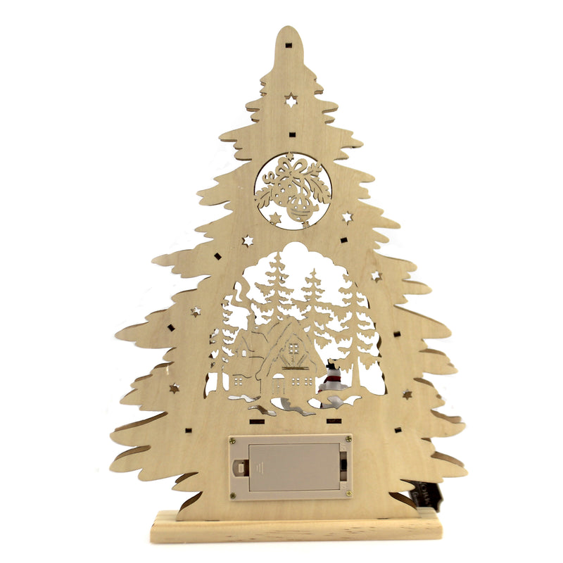 Christmas Christmas Tree Center Scene Led - - SBKGifts.com