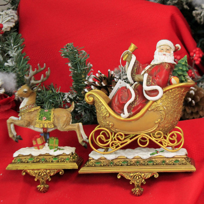 Christmas Santa/ Reindeer Stocking Holder - - SBKGifts.com