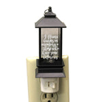 Christmas Memorial Lantern Night Light Plastic Bereavement Electric 160216 (46114)