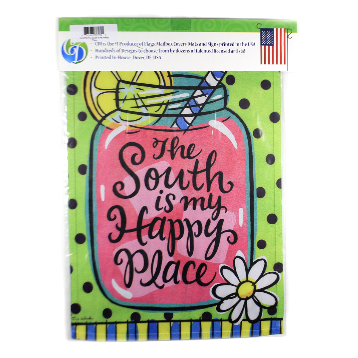 Home & Garden South Happy Place Garden Flag - - SBKGifts.com