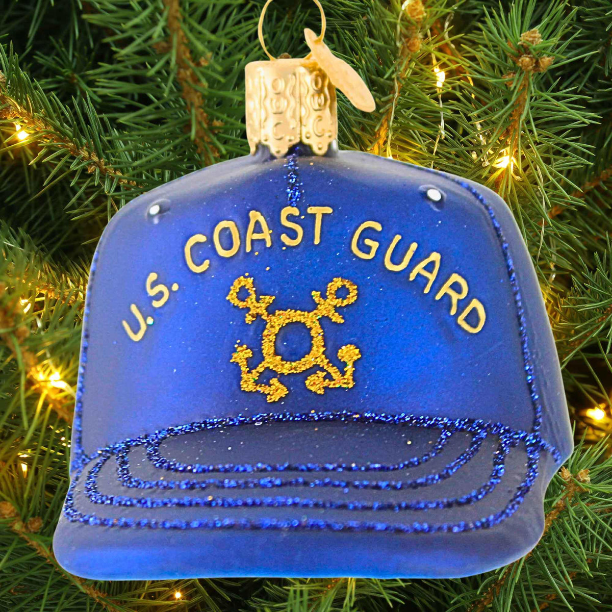 Old World Christmas Coast Guard Cap - - SBKGifts.com