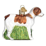 Old World Christmas Brittany Spaniel - One Ornament 2.75 Inch, Glass - Unconditional Love 12330 (46278)