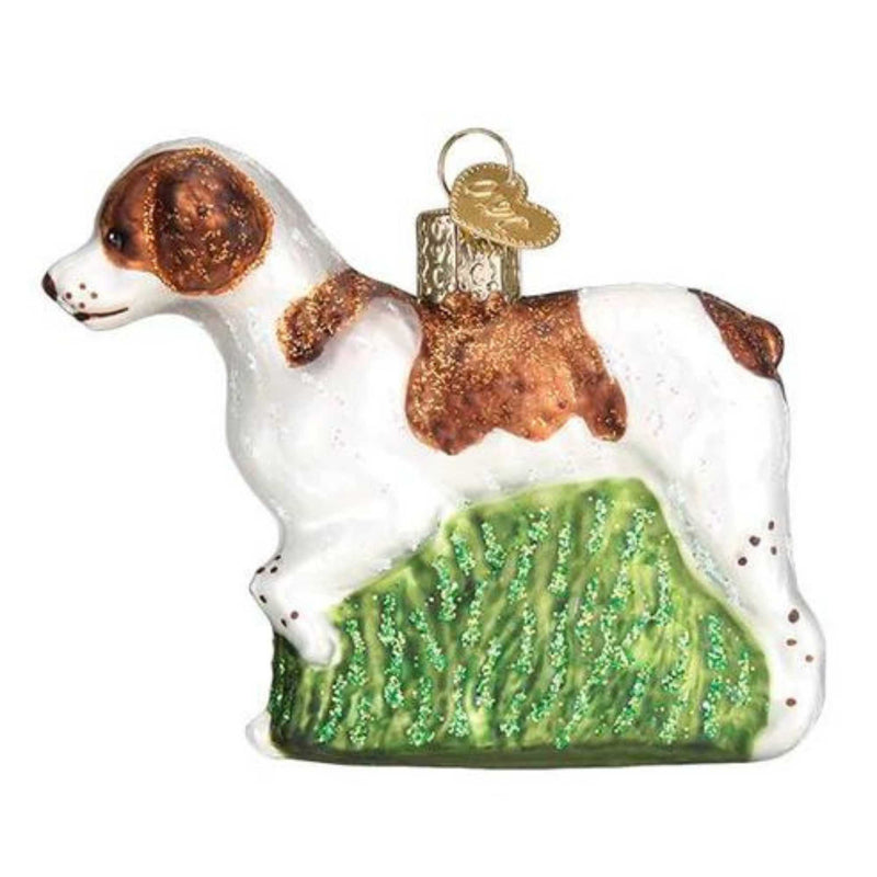 Old World Christmas Brittany Spaniel - - SBKGifts.com