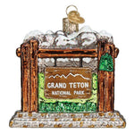 Old World Christmas Grand Teton National Park Glass Wyoming 36269.