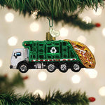 Old World Christmas Garbage Truck - - SBKGifts.com