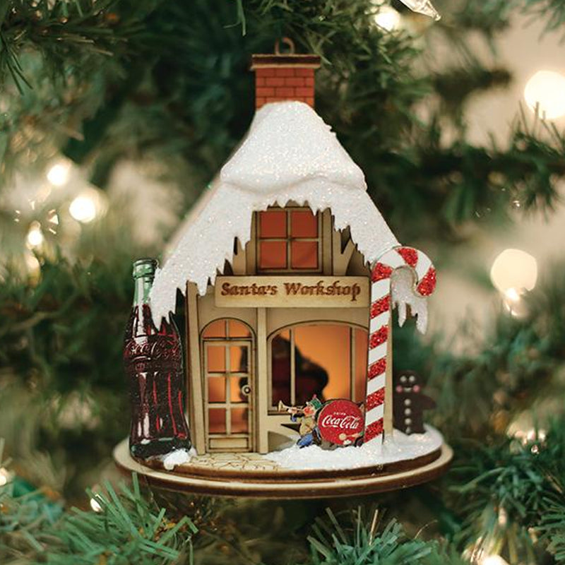 Ginger Cottages Santa's Workshop Cottage - - SBKGifts.com