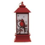 Holiday Ornament Lantern With Cardinal Plastic Led Red Bird 30746 (46327)