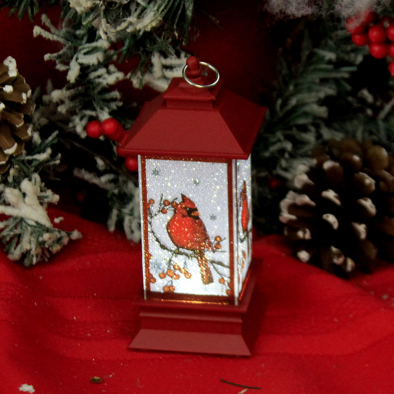 Holiday Ornament Lantern With Cardinal - - SBKGifts.com