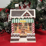 Christmas Gingerbread House Swirl Led - - SBKGifts.com