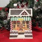 Christmas Gingerbread House Swirl Led - - SBKGifts.com