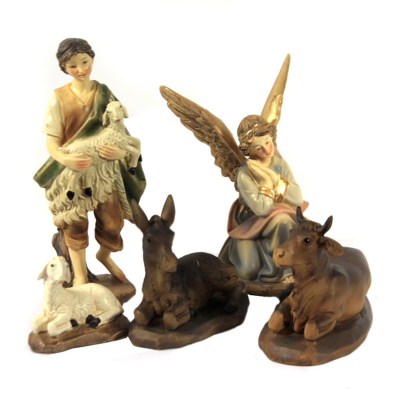 Christmas Nativity  W/ Kings & Shepherd Holy Family Shepherd Boy 34997