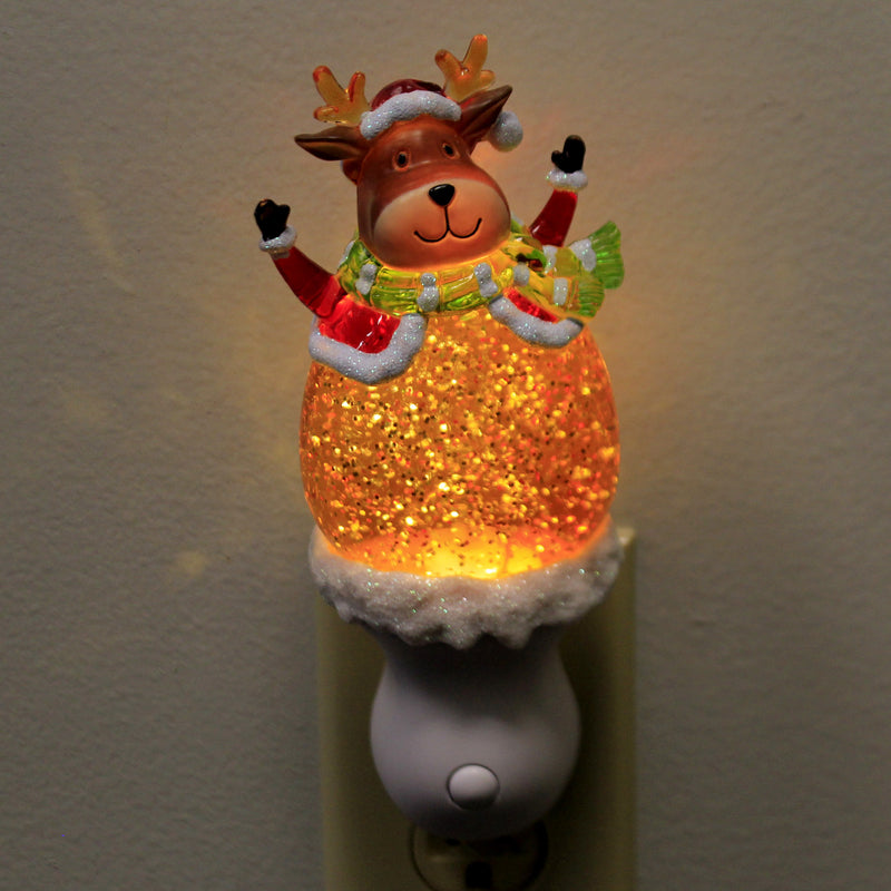 Christmas Reindeer Swirl Night Light - - SBKGifts.com